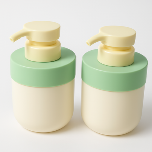 300ml Wide-Mouth PET Bottle with PP Lotion Pump-96060