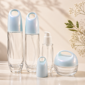  Round Glass Bottle & Jar Collection