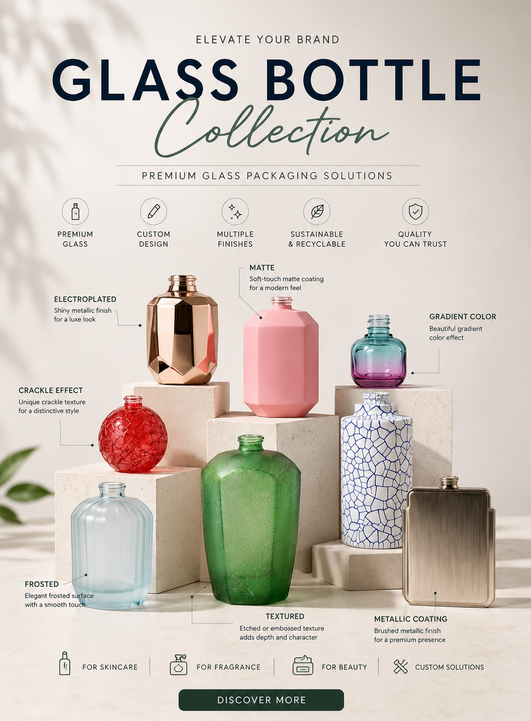 Premium Glass Bottle Collection